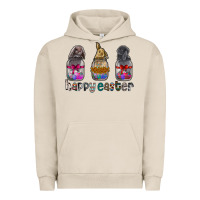 Pigment French Oak Happy Easter Urban Hoodie - CowhideDigitalArt