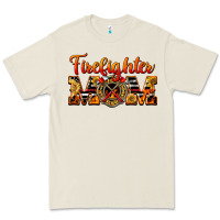 Bone American Firefighter Mom Premium Tee - LillyAllenDesigns