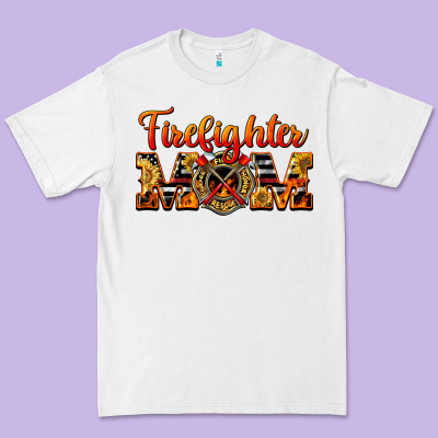 American Firefighter Mom Premium Tee Designed By Lillyallendesigns