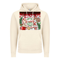 Vintage Artic christmas hot chocolate Vintage Hoodie - MaliasSmallBusiness