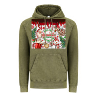 Vintage Olive christmas hot chocolate Vintage Hoodie - MaliasSmallBusiness