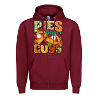 Burgundy pies before guys Zipper Hoodie - CowGirlArtShop