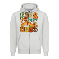 Dove Grey pies before guys Zipper Hoodie - CowGirlArtShop