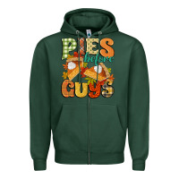 Sports Green pies before guys Zipper Hoodie - CowGirlArtShop