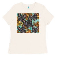 Bone french bulldog Ladies Tee - BarkalooDesign