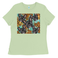 Matcha french bulldog Ladies Tee - BarkalooDesign