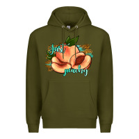 Army Green just peachy 2 Premium Hoodie - JahusDesignShop