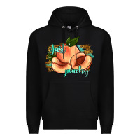 Black just peachy 2 Premium Hoodie - JahusDesignShop