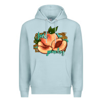 Blue Mist just peachy 2 Premium Hoodie - JahusDesignShop