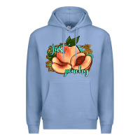 Colony Blue just peachy 2 Premium Hoodie - JahusDesignShop