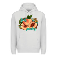 Dove Grey just peachy 2 Premium Hoodie - JahusDesignShop