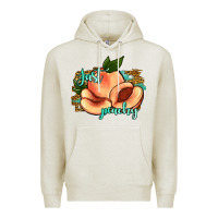 Oatmeal Heather just peachy 2 Premium Hoodie - JahusDesignShop