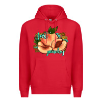 Red just peachy 2 Premium Hoodie - JahusDesignShop