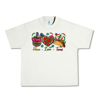 Pistachio Peace Love Tacos Urban Heavy Tee - BundleAndBundleShop