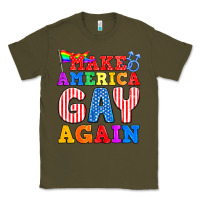 Army Green Make America Gay Again Classic Tee - BundleAndBundleShop