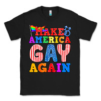 Black Make America Gay Again Classic Tee - BundleAndBundleShop