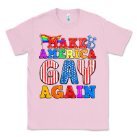 Bubblegum Pink Make America Gay Again Classic Tee - BundleAndBundleShop