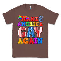 Chestnut Make America Gay Again Classic Tee - BundleAndBundleShop