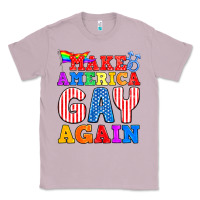 Lilac Make America Gay Again Classic Tee - BundleAndBundleShop