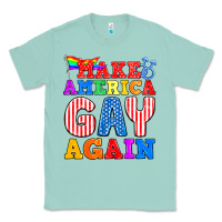Seafoam Make America Gay Again Classic Tee - BundleAndBundleShop