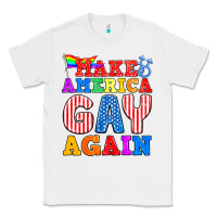 White Make America Gay Again Classic Tee - BundleAndBundleShop