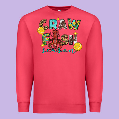Crawfish Season Premium Sweatshirt Designed By Fadigitalartstudio