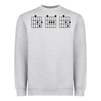 Heather Grey Guitar Chord dad Heavyweight Sweatshirt - Bettercallsaul