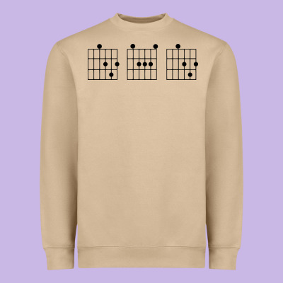 Guitar Chord Dad Heavyweight Sweatshirt Designed By Bettercallsaul