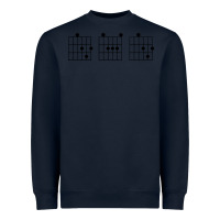 Navy Guitar Chord dad Heavyweight Sweatshirt - Bettercallsaul