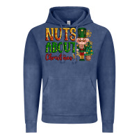 Vintage Denim Nuts about Christmas Nutcracker Vintage Hoodie - NancyCooperArtShop