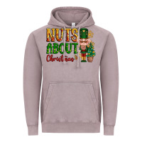 Vintage Zinc Nuts about Christmas Nutcracker Vintage Hoodie - NancyCooperArtShop