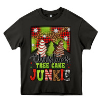 Asphalt Christmas tree cake junkie Heavy Core Tee - Jasminsmagicworld