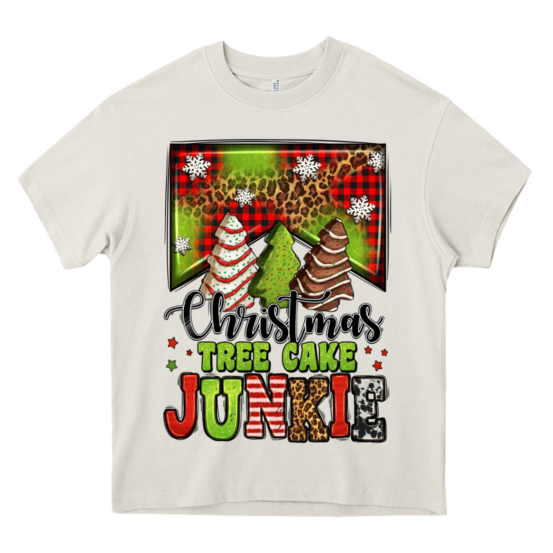 Christmas Tree Cake Junkie Heavy Core Tee by Jasminsmagicworld | Teevron