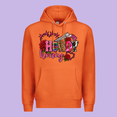 Howdy Honey Rose Olivia Premium Hoodie Designed By Oliviacreatesart