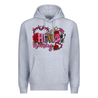 Heather Grey howdy honey rose olivia Premium Hoodie - OliviaCreatesArt