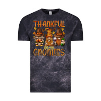Cloud Black thankful for my gnomies bbs Vintage Tee - BundleAndBundleShop