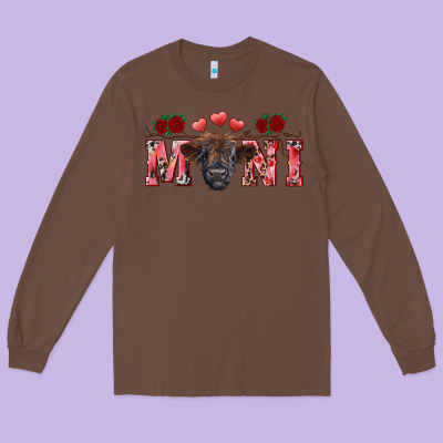 Valentines Day Mini Black Long Sleeve Tee Designed By Ranaportraitstore