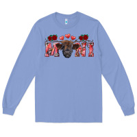 Colony Blue valentines day mini black Long Sleeve Tee - RanaPortraitStore