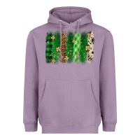 Lavender St. Patrick's Day brushstroke Heavyweight Hoodie - OliviaCreatesArt