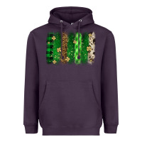 Plum St. Patrick's Day brushstroke Heavyweight Hoodie - OliviaCreatesArt