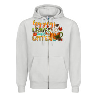 Dove Grey leaves and lattes Zipper Hoodie - CowGirlArtShop