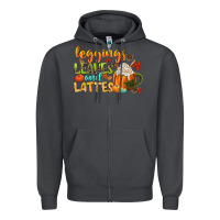 Smoke leaves and lattes Zipper Hoodie - CowGirlArtShop
