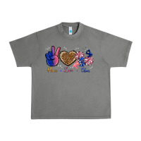 Tornado Peace Love Cheer Urban Heavy Tee - BundleAndBundleShop