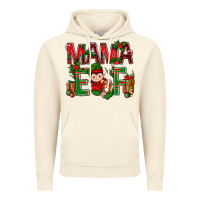 Vintage Artic Mama Elf with Gift Christmas Vintage Hoodie - NancyCooperArtShop