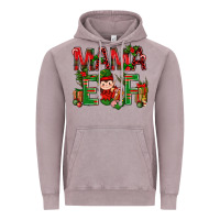 Vintage Zinc Mama Elf with Gift Christmas Vintage Hoodie - NancyCooperArtShop