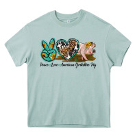 Arona peace love yorkshire pig Heavy Core Tee - LillyAllenDesigns