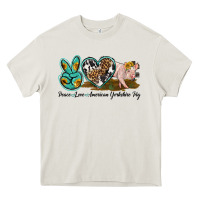 Peace Love Yorkshire Pig Heavy Core Tee | Teevron