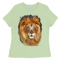 Matcha Lion Head Ladies Tee - LillyAllenDesigns