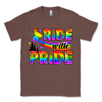 Chestnut Western LGBTQ+ Ride With Pride Classic Tee - BundleAndBundleShop