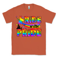 Copper Western LGBTQ+ Ride With Pride Classic Tee - BundleAndBundleShop